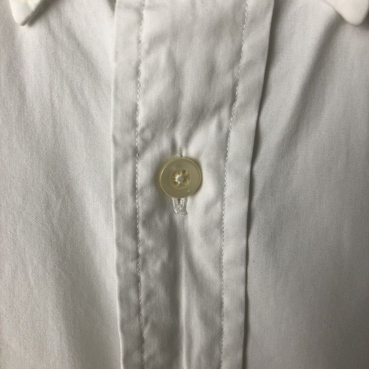 Ralph Lauren POLO by Ralph Lauren ELLINGTON short sleeve button down shirt, men's size L cotton white type Vintage Second Hand