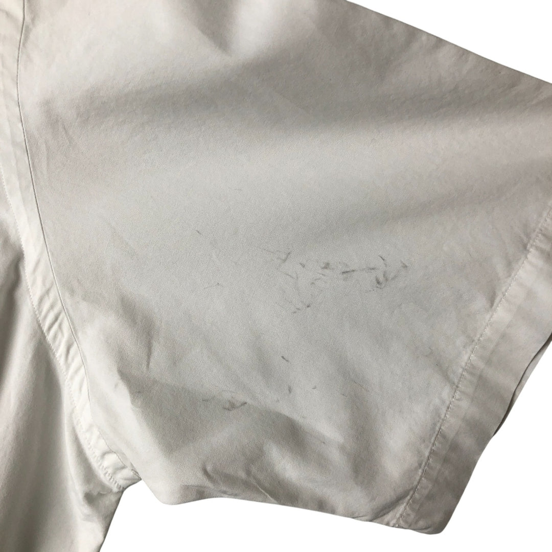 Ralph Lauren POLO by Ralph Lauren ELLINGTON short sleeve button down shirt, men's size L cotton white type Vintage Second Hand