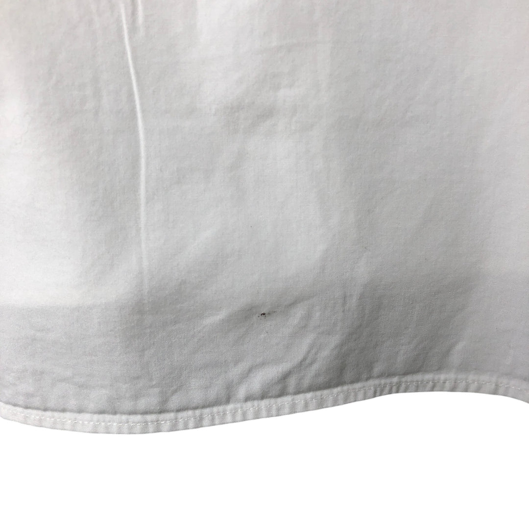Ralph Lauren POLO by Ralph Lauren ELLINGTON short sleeve button down shirt, men's size L cotton white type Vintage Second Hand