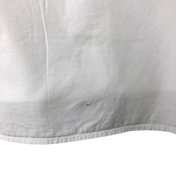 Ralph Lauren POLO by Ralph Lauren ELLINGTON short sleeve button down shirt, men's size L cotton white type Vintage Second Hand