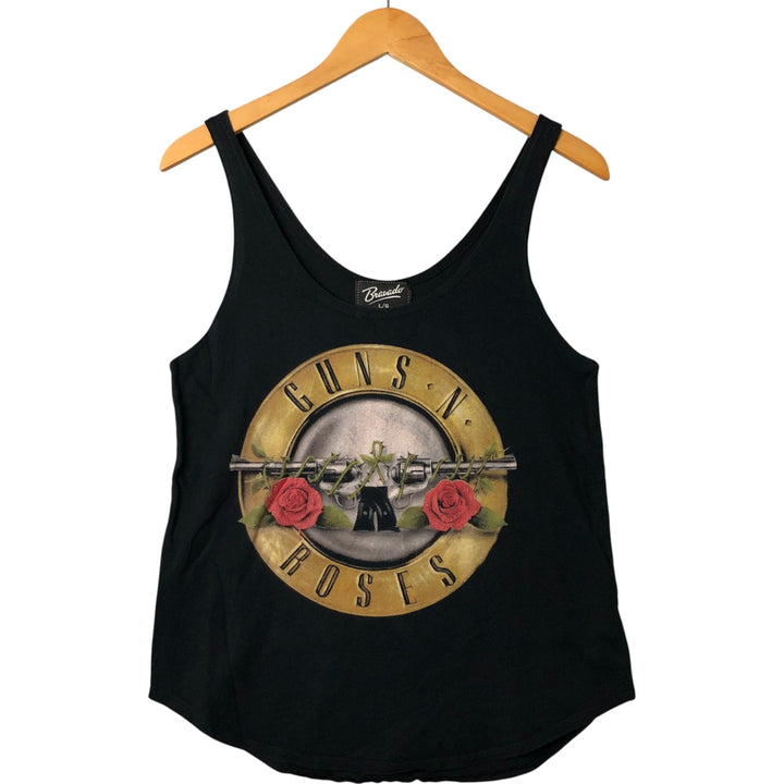 Bravado Guns N' Roses Tank Top Women's Size L cotton black type Vintage Second Hand