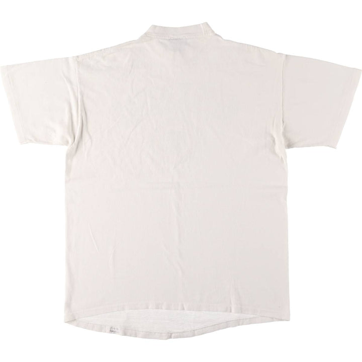 90'S Jansport Notre Dame University College T-shirt Made in USA Men's XL Vintage cotton white type Vintage Second Hand