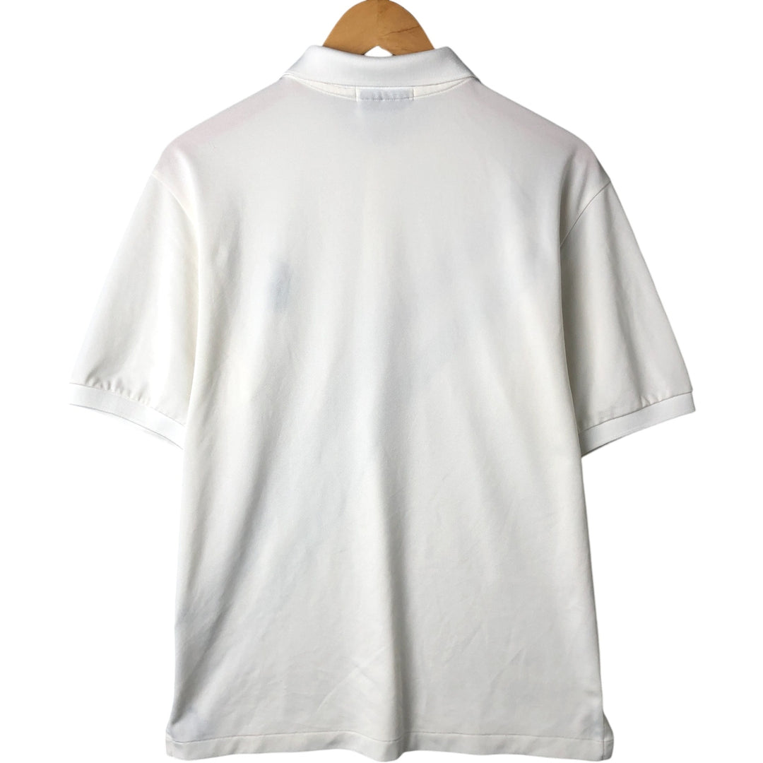 Ralph Lauren POLO by Ralph Lauren Big Pony Short Sleeve Polo Shirt Men's M polyester white type Vintage Second Hand