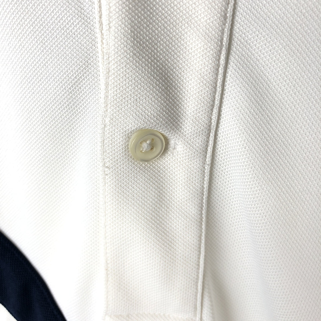 Ralph Lauren POLO by Ralph Lauren Big Pony Short Sleeve Polo Shirt Men's M polyester white type Vintage Second Hand