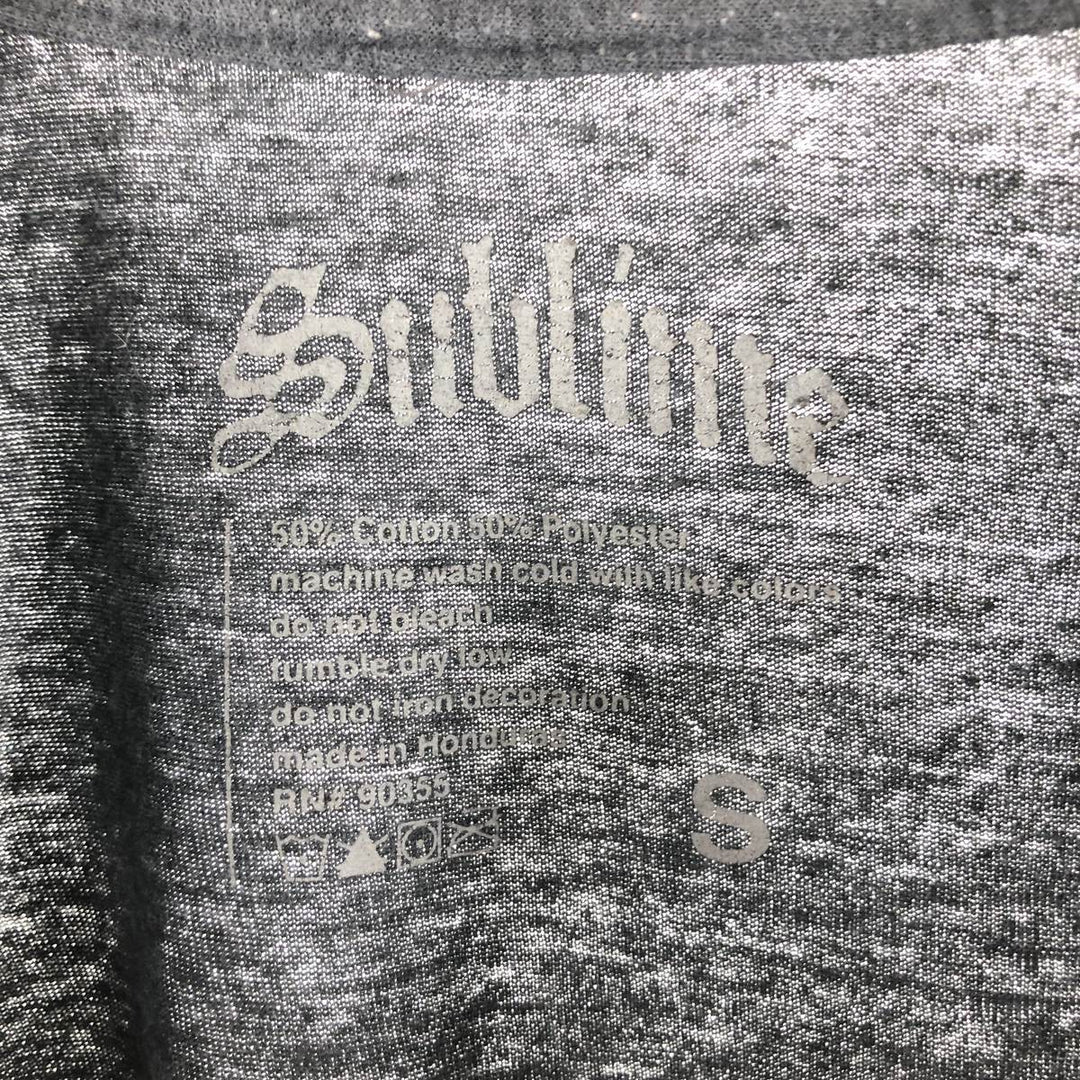 SUBLIME Band T-shirt, Men's S size cotton Charcoal Vintage Second Hand