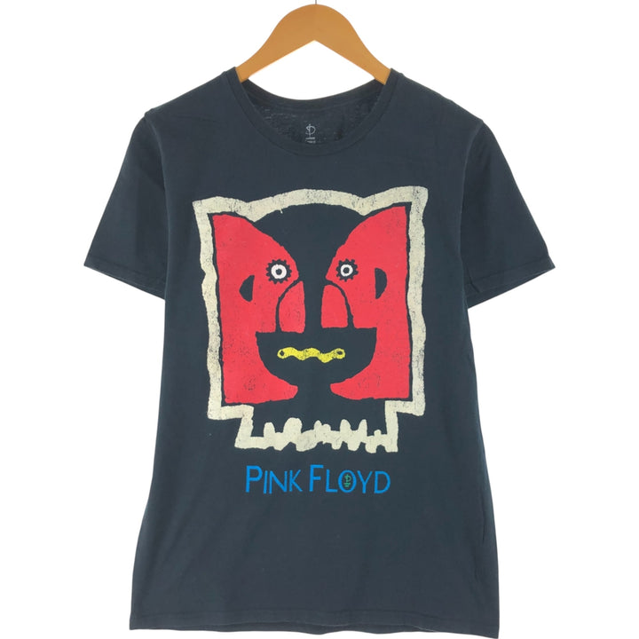 PINK FLOYD Pink Floyd Band T-shirt Band T Men's M size cotton black type Vintage Second Hand