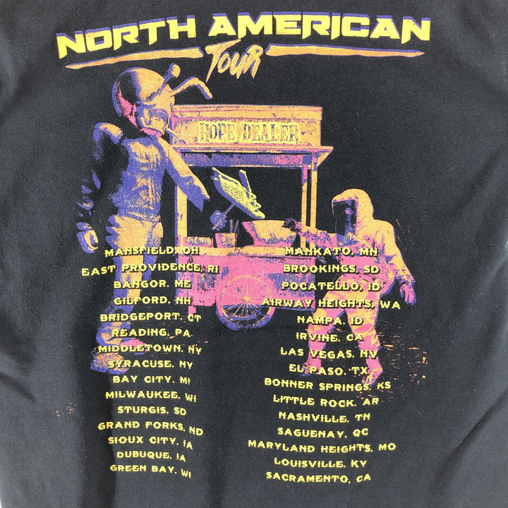 Gildan PAPA ROACH Band T-shirt, Men's M size unclear black type Vintage Second Hand