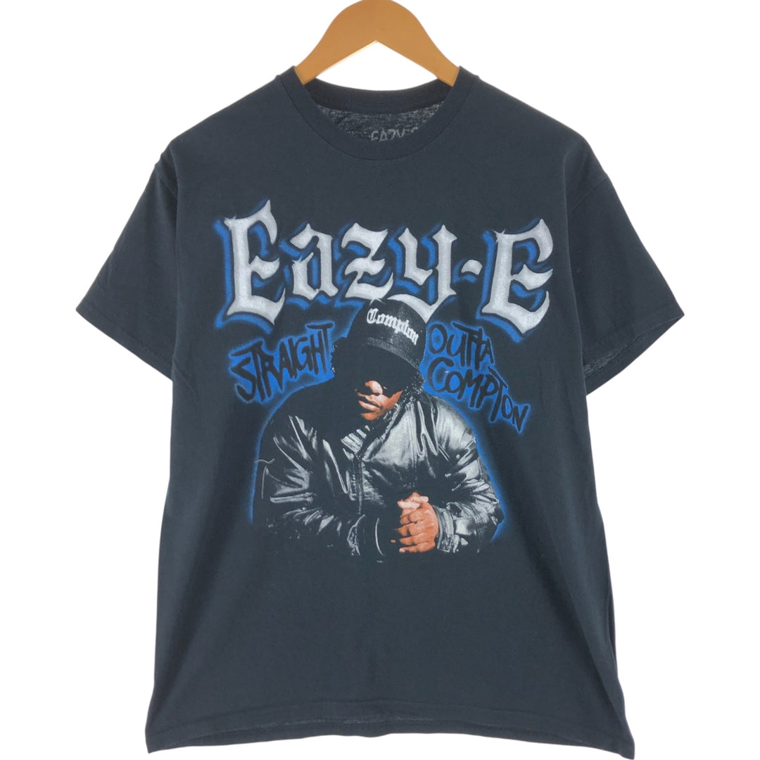 EAZY-E Easy E Rap T-shirt Rap T Men's M size cotton black type Vintage Second Hand