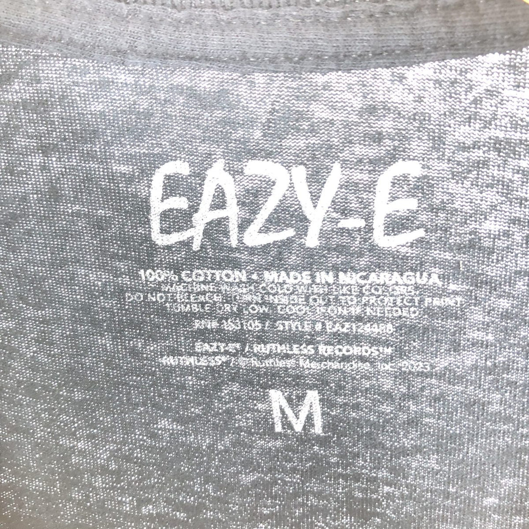 EAZY-E Easy E Rap T-shirt Rap T Men's M size cotton black type Vintage Second Hand