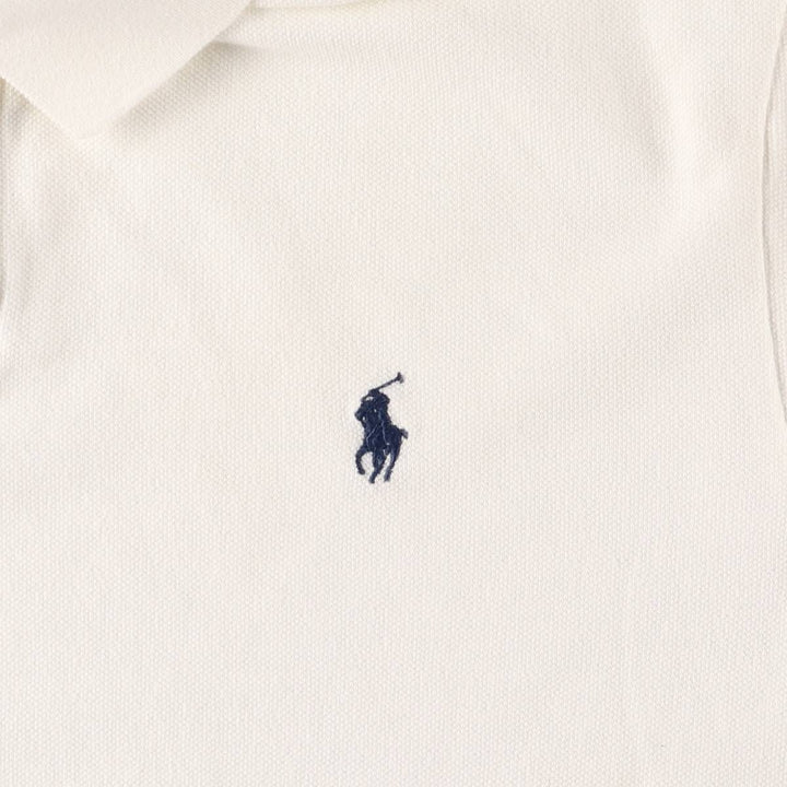 Ralph Lauren POLO RALPH LAUREN CUSTOM FIT short sleeve polo shirt men's XL equivalent cotton white type Vintage Second Hand