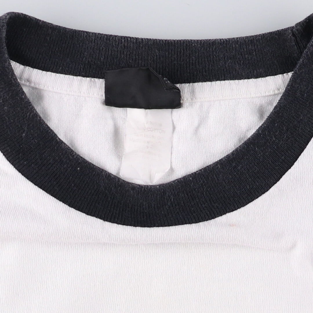 Delta HEADLINE SIXTEEN CANDLES Lovely Unrequited Love Movie Ringer T-Shirt Made in USA Men's L size cotton white type Vintage Second Hand