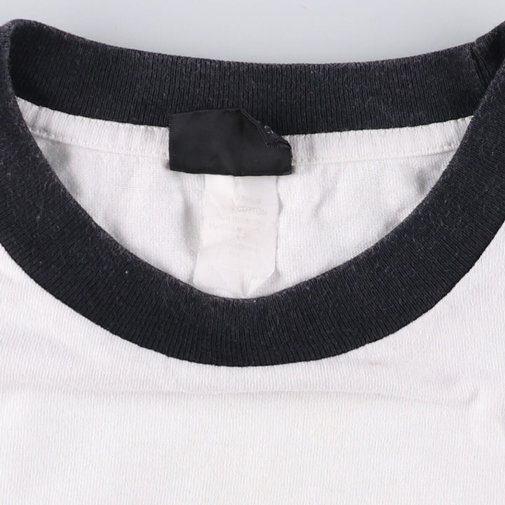 Delta HEADLINE SIXTEEN CANDLES Lovely Unrequited Love Movie Ringer T-Shirt Made in USA Men's L size cotton white type Vintage Second Hand