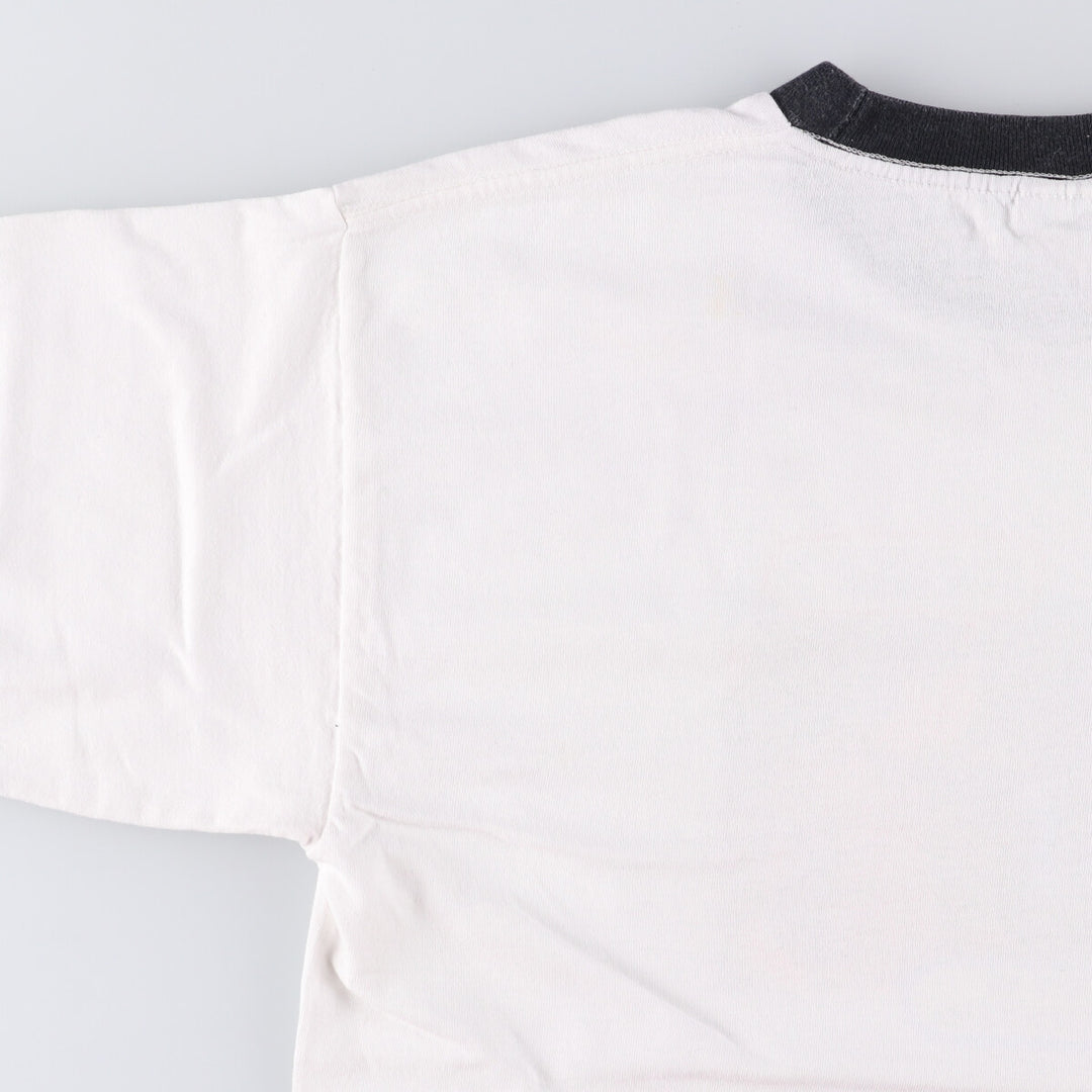 Delta HEADLINE SIXTEEN CANDLES Lovely Unrequited Love Movie Ringer T-Shirt Made in USA Men's L size cotton white type Vintage Second Hand