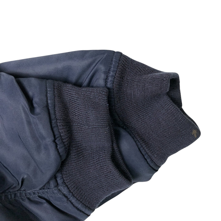 Highpoint MA-1 Style Padded Military Flight Jacket, Men's Size XL, Vintage Nylon navy blue type Vintage Second Hand