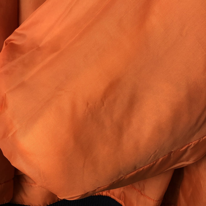 Highpoint MA-1 Style Padded Military Flight Jacket, Men's Size XL, Vintage Nylon navy blue type Vintage Second Hand