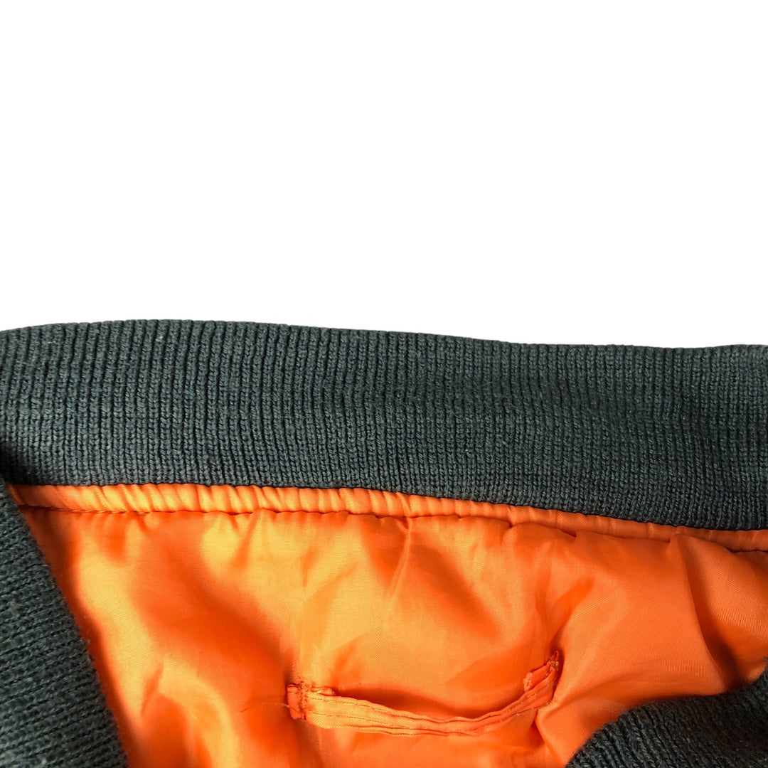 Civilian MIL-TEC MA-1 Type Padded Military Flight Jacket, Men's Size XXL unclear navy blue type Vintage Second Hand