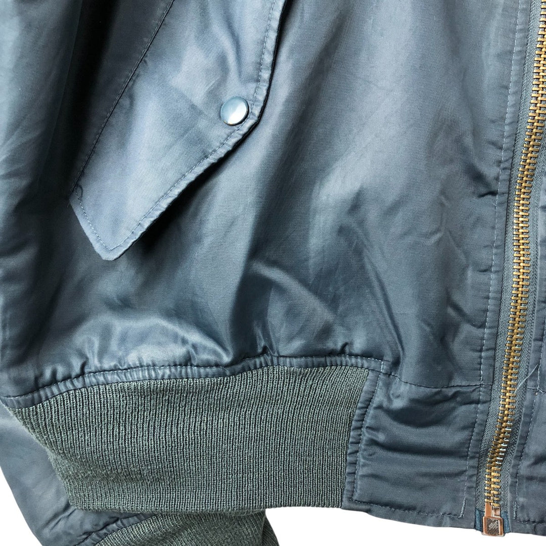 Civilian MIL-TEC MA-1 Type Padded Military Flight Jacket, Men's Size XXL unclear navy blue type Vintage Second Hand