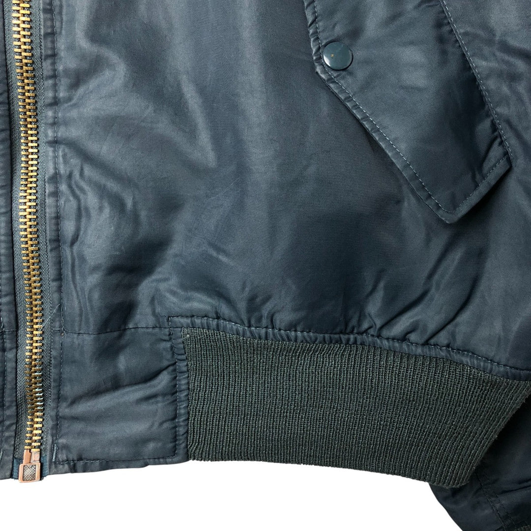 Civilian MIL-TEC MA-1 Type Padded Military Flight Jacket, Men's Size XXL unclear navy blue type Vintage Second Hand