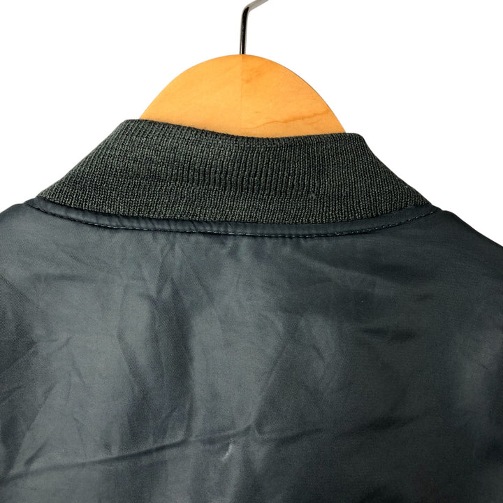 Civilian MIL-TEC MA-1 Type Padded Military Flight Jacket, Men's Size XXL unclear navy blue type Vintage Second Hand