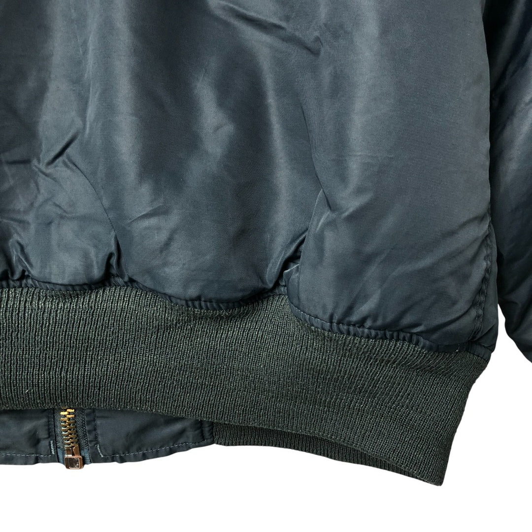 Civilian MIL-TEC MA-1 Type Padded Military Flight Jacket, Men's Size XXL unclear navy blue type Vintage Second Hand
