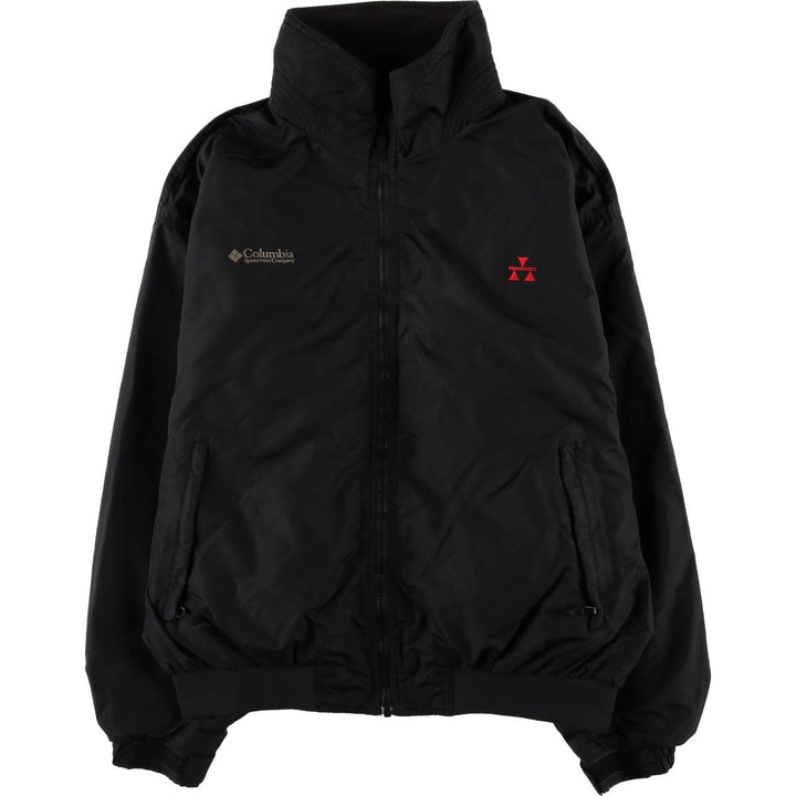90s-00'S Vintage Columbia Padded Mountain Jacket, Shell Jacket, Puffer Jacket, Men's XL Nylon black type Vintage Second Hand