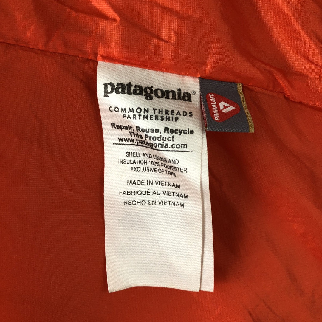 Patagonia Nano Puff Jacket (84212FA16), Men's Size Small polyester red type Vintage Second Hand