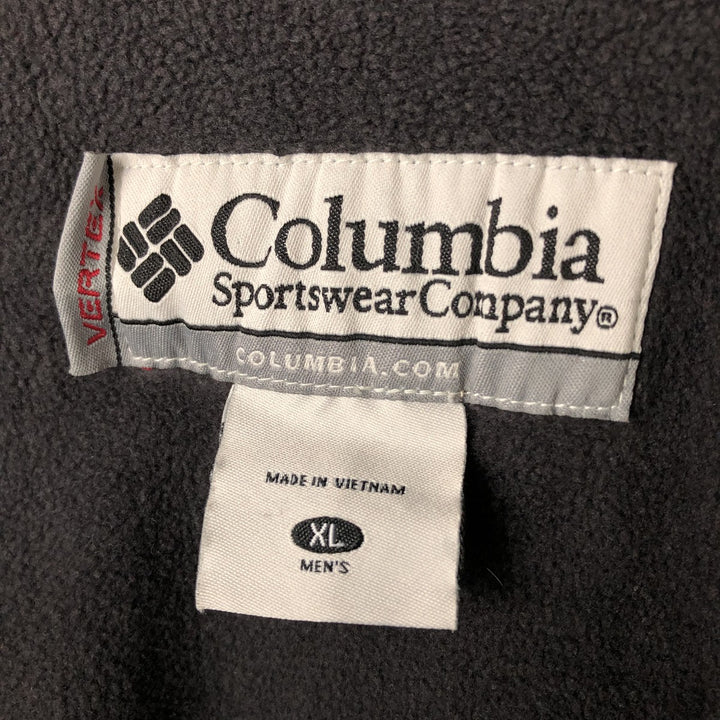 2000'S Columbia VERTEX padded puffer jacket, men's size XL Nylon black type Vintage Second Hand