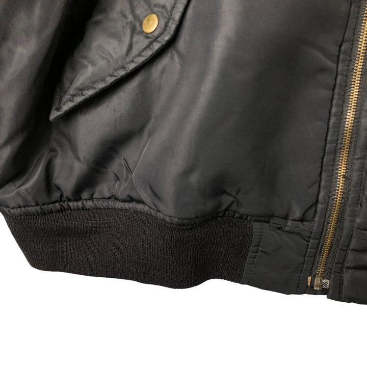 TROPICO Disney MARSUPILAMI Padded Military Flight Jacket, Men's XXL, Vintage Nylon black type Vintage Second Hand