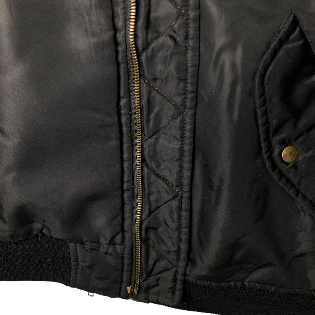 TROPICO Disney MARSUPILAMI Padded Military Flight Jacket, Men's XXL, Vintage Nylon black type Vintage Second Hand