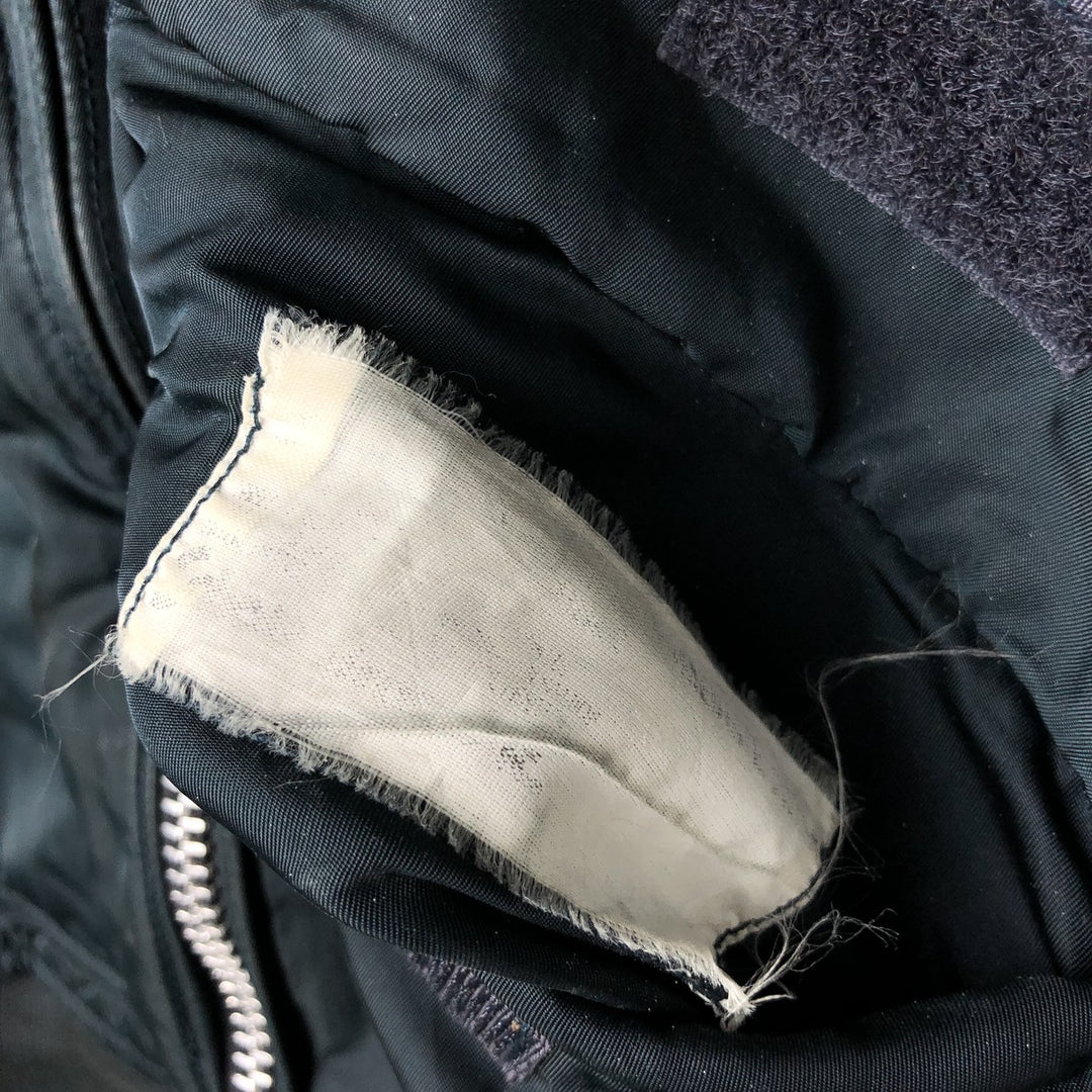 90'S civilian SCHOTT CWU-45 Nylon navy blue type Vintage Second Hand