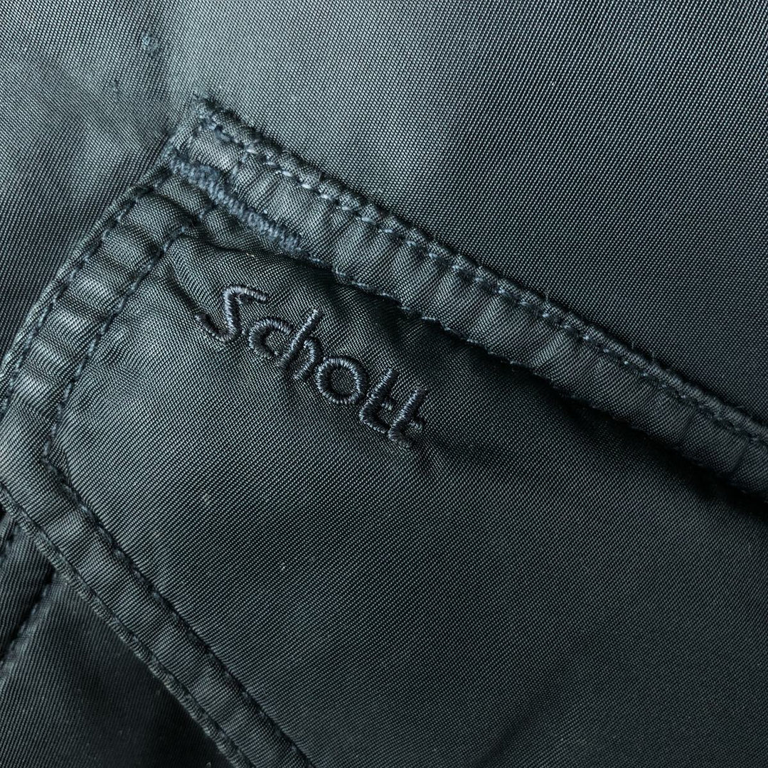 90'S civilian SCHOTT CWU-45 Nylon navy blue type Vintage Second Hand