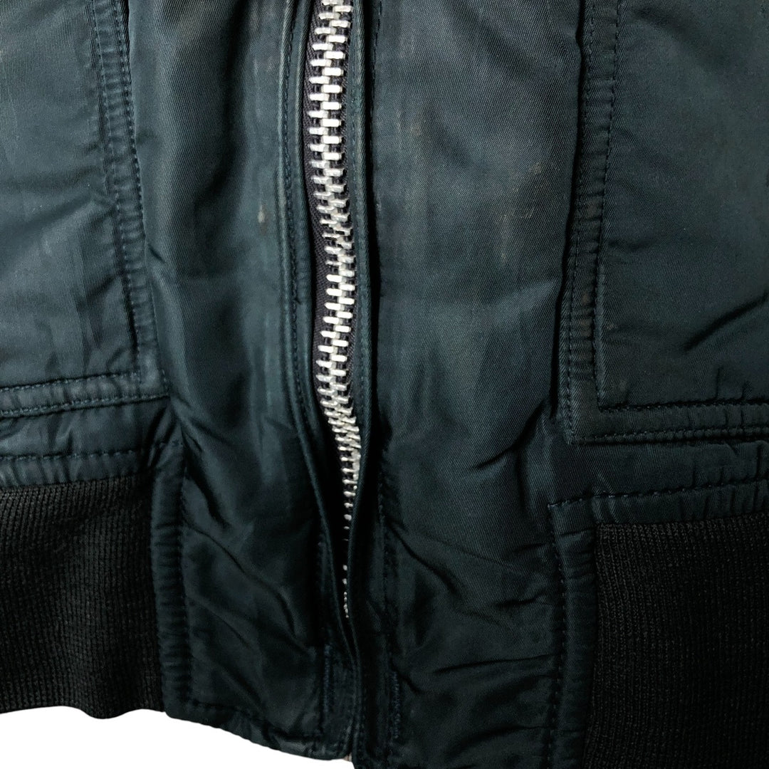 90'S civilian SCHOTT CWU-45 Nylon navy blue type Vintage Second Hand