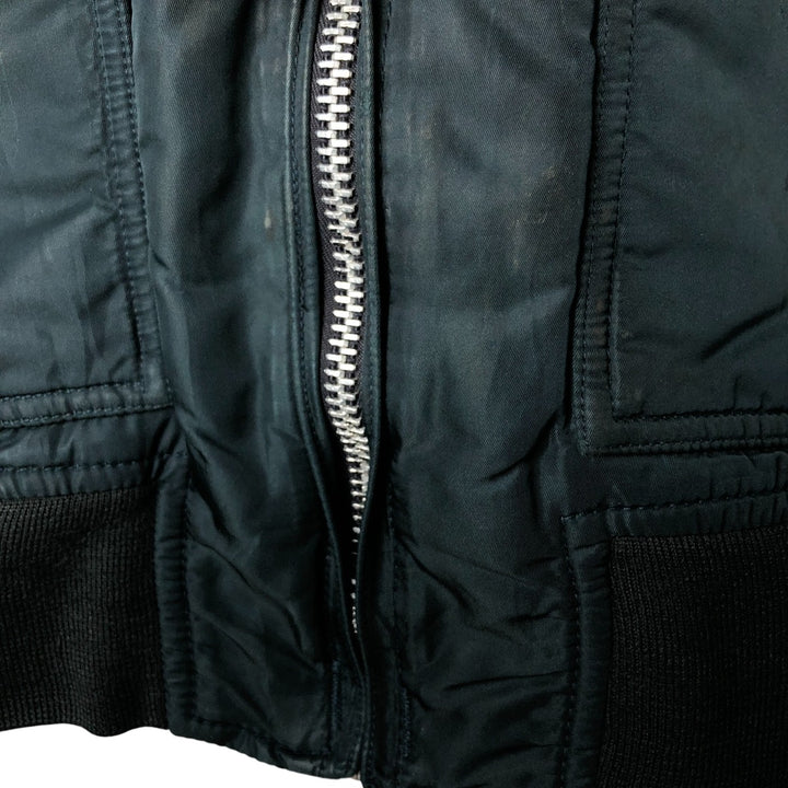 90'S civilian SCHOTT CWU-45 Nylon navy blue type Vintage Second Hand