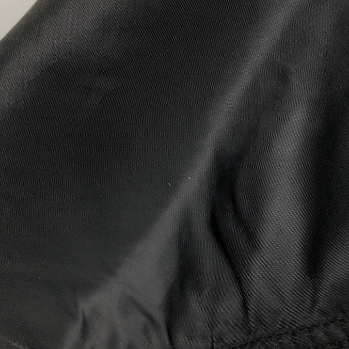 Vintage civilian MA-1 style padded military flight jacket, men's size XL Nylon black type Vintage Second Hand