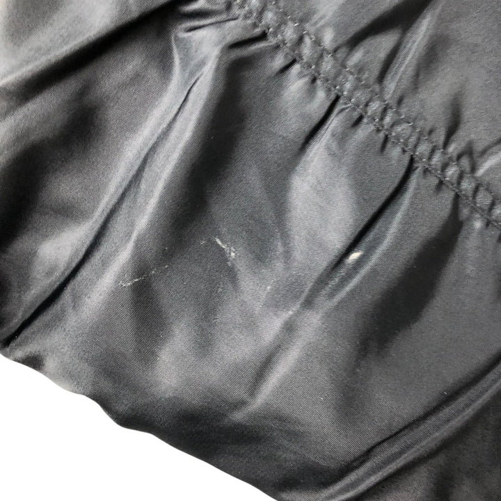 Vintage civilian MA-1 style padded military flight jacket, men's size XL Nylon black type Vintage Second Hand