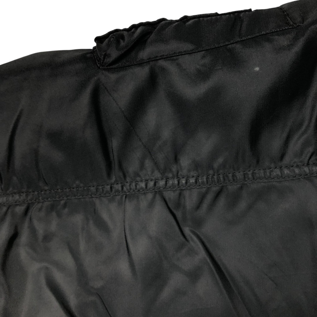 Vintage civilian MA-1 style padded military flight jacket, men's size XL Nylon black type Vintage Second Hand