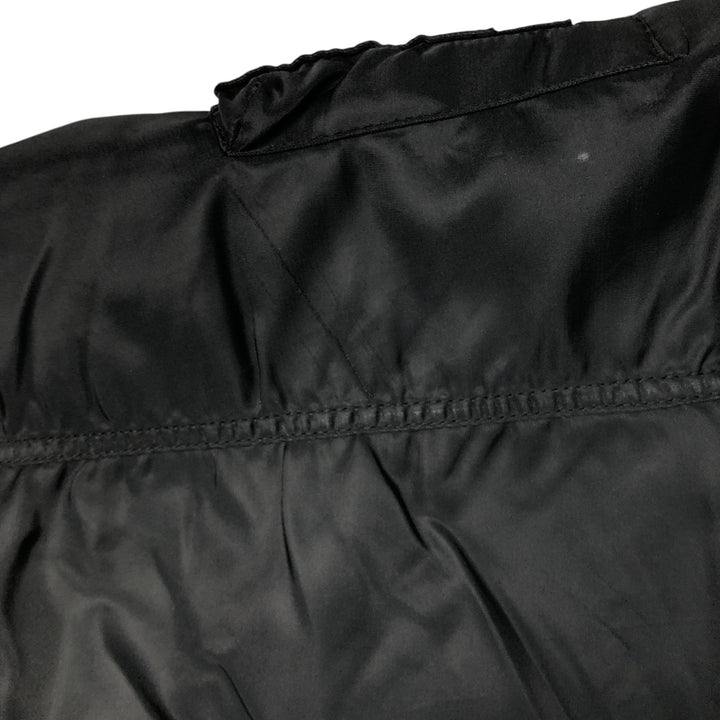 Vintage civilian MA-1 style padded military flight jacket, men's size XL Nylon black type Vintage Second Hand