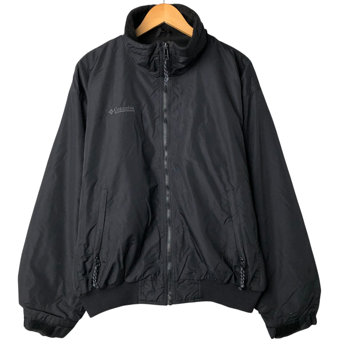 90s-00'S Columbia Padded Puffer Jacket, Men's Size Medium Nylon black type Vintage Second Hand