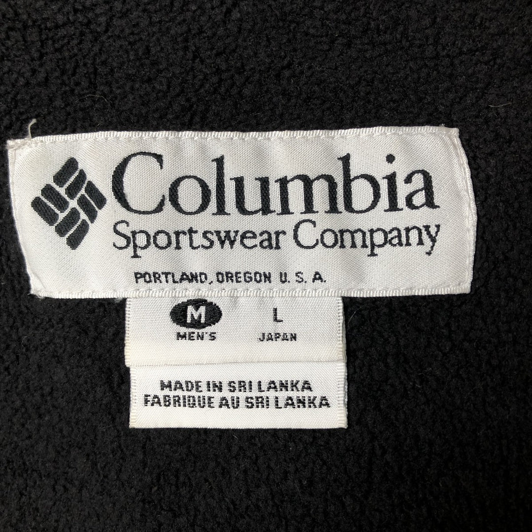90s-00'S Columbia Padded Puffer Jacket, Men's Size Medium Nylon black type Vintage Second Hand