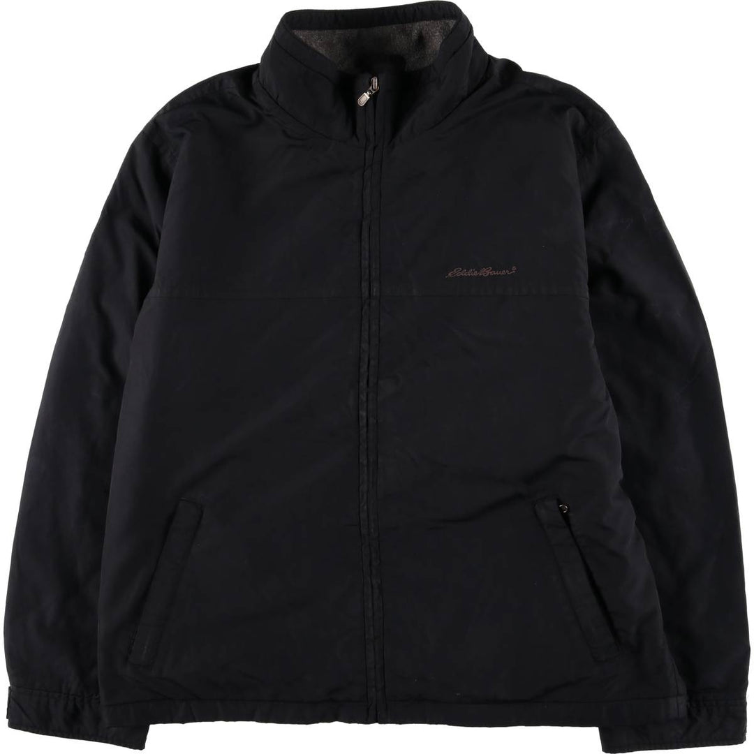 Eddie Bauer Padded Mountain Jacket, Shell Jacket, Puffer Jacket, Men's Size L Nylon black type Vintage Second Hand