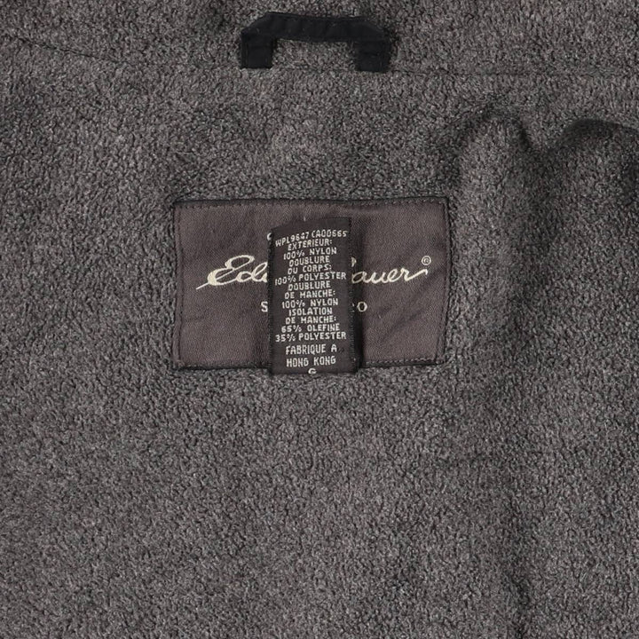 Eddie Bauer Padded Mountain Jacket, Shell Jacket, Puffer Jacket, Men's Size L Nylon black type Vintage Second Hand