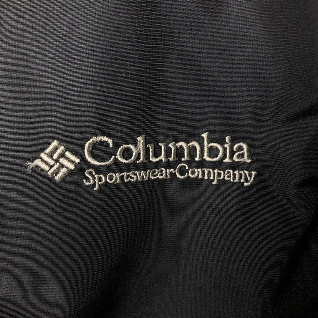 00'S Columbia padded jacket, puffer jacket, men's XL size Nylon black type Vintage Second Hand