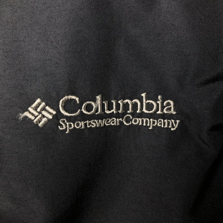 00'S Columbia padded jacket, puffer jacket, men's XL size Nylon black type Vintage Second Hand