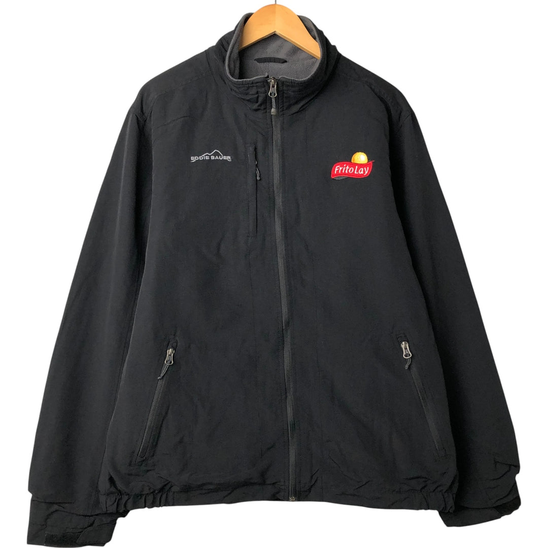 Eddie Bauer FritoLay Padded Puffer Jacket, Men's XL Nylon black type Vintage Second Hand