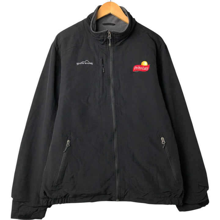 Eddie Bauer FritoLay Padded Puffer Jacket, Men's XL Nylon black type Vintage Second Hand