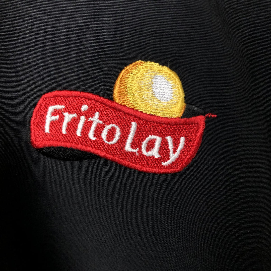 Eddie Bauer FritoLay Padded Puffer Jacket, Men's XL Nylon black type Vintage Second Hand