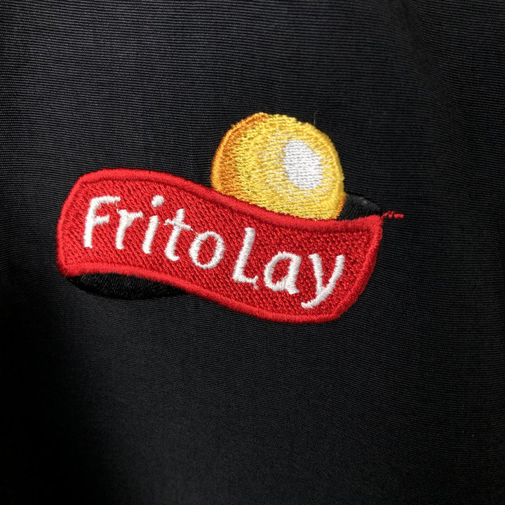 Eddie Bauer FritoLay Padded Puffer Jacket, Men's XL Nylon black type Vintage Second Hand