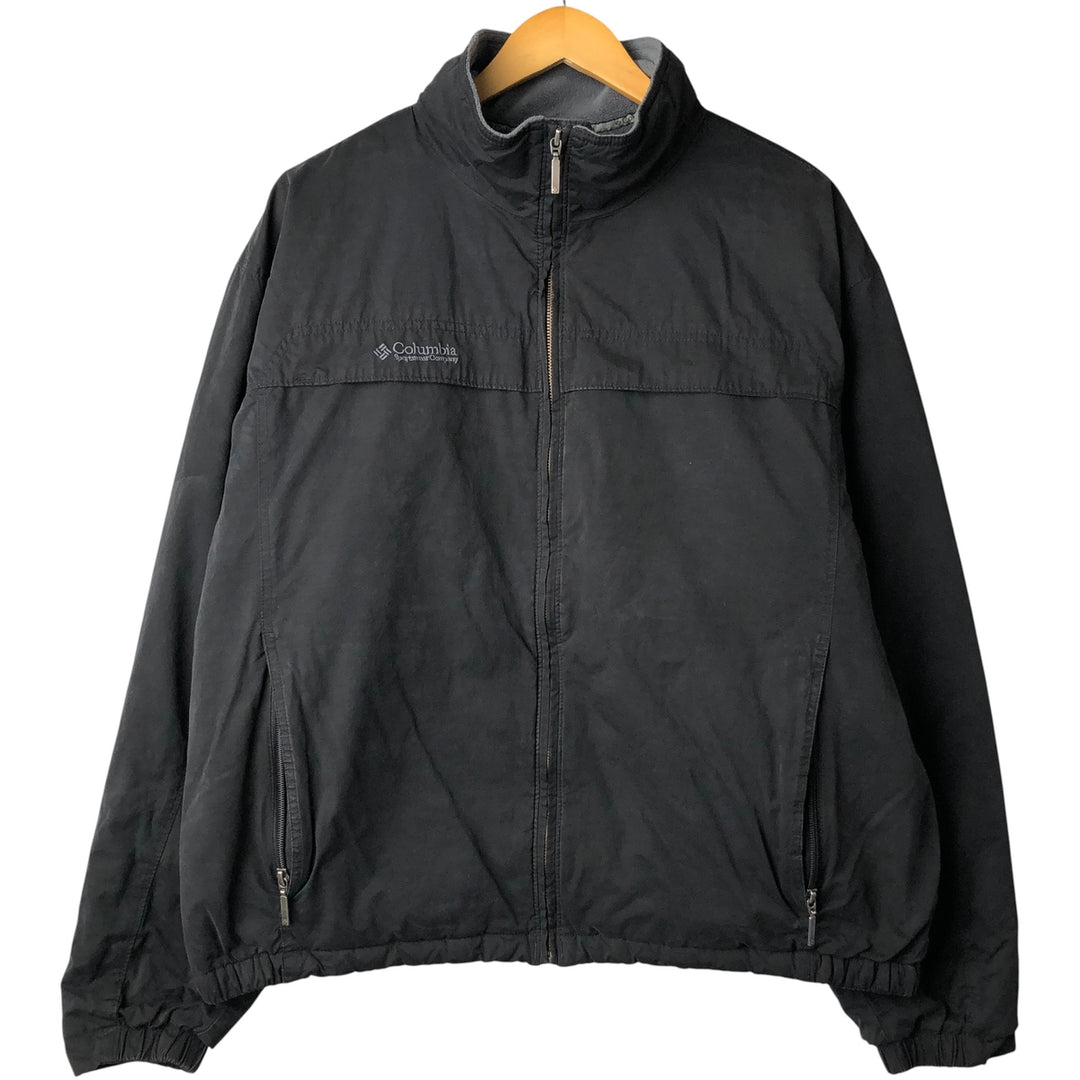 00'S Columbia padded jacket, puffer jacket, men's XL size cotton black type Vintage Second Hand