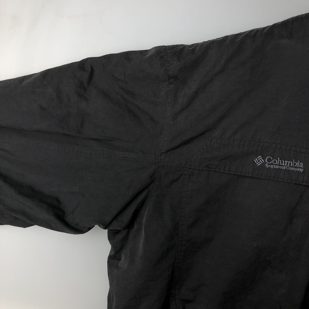 00'S Columbia padded jacket, puffer jacket, men's XL size cotton black type Vintage Second Hand