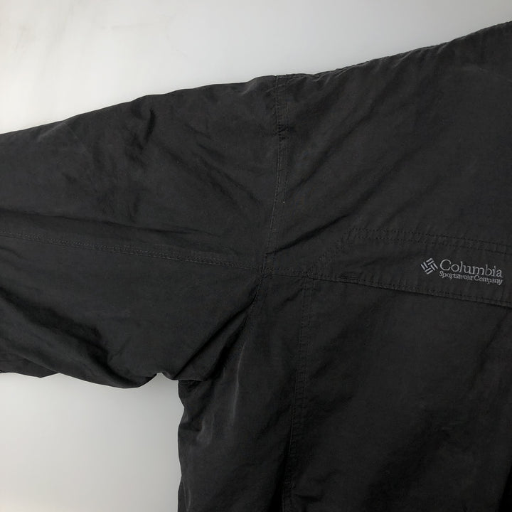00'S Columbia padded jacket, puffer jacket, men's XL size cotton black type Vintage Second Hand